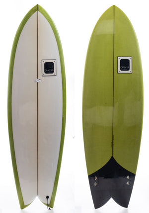 Used 6'2 Canvas Bliss Fish Surfboard