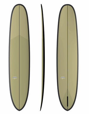 Thunderbolt 9'7 Paragon Tan/Carbon (Black) Longboard Surfboard