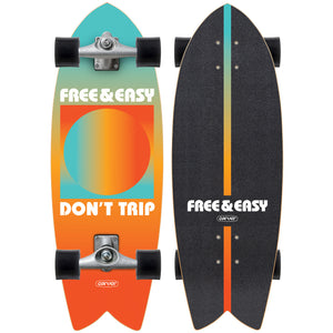 Carver Free & Easy CX Raw 29.25" Gradient Sun Complete Skateboard