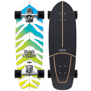 Carver JOB C7 Raw 32" Wave Slayer Complete Skateboard