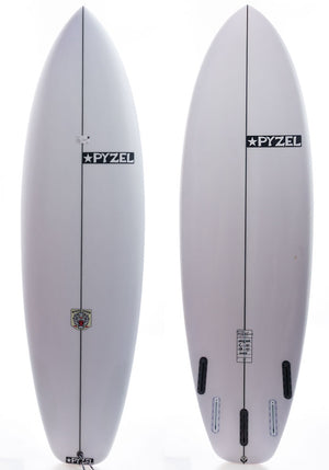 Pyzel 6'4 White Tiger Surfboard w/Futures
