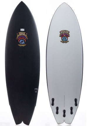 Lost 5'11 Pisces Black Sheep Fish Surfboard