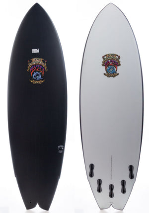 5'7 Pisces Black Sheep Lost Fish Surfboard FCSII