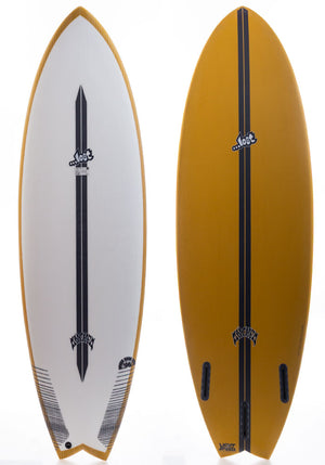 Lost 5'11 Round Nose Fish 1996 Light Speed Surfboard