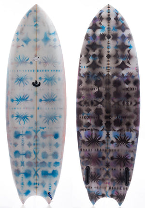 Used 5'4 Cho Shapes Twin Surfboard