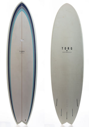 Used 6'10 Torq Mod Fish Funboard Surfboard