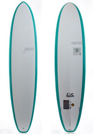Modern 8'0 Falcon TT Turquiose Funboard Surfboard