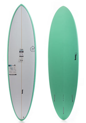 Torq 6'8 Fun Seagreen Pinline Funboard Surfboard