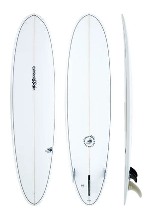 Critical Slide 9'0 Wavemaster 5000 Clear Funboard Surfboard