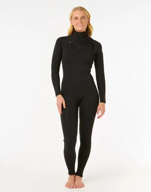Rip Curl Women's Dawn Patrol 3/2mm Chest Zip Surfing Wetsuit