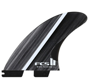 FCS II Mick Fanning Glass Fibre Fusion Medium Surfboard Fin Set