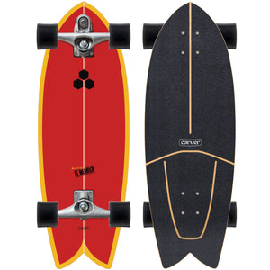 Carver C7 29.25" Channel Islands Fish Complete Skateboard