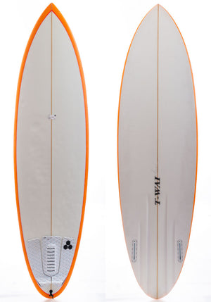 Used T-Wai 6'8 Twin Pin Surfboard