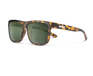 Suncloud Quiver Sunglasses Matte Yellow Tort w Polar Grey Lens