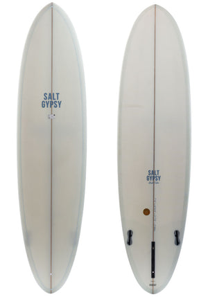 Used Salt Gypsy 7'4 Mid Tide Ocean Blue Surfboard