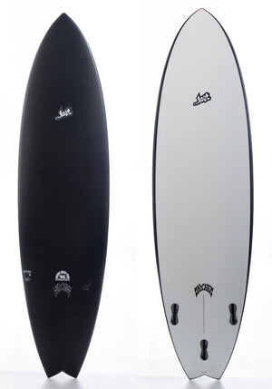 Lost 6'6 RNF '96 Kingfish Black Sheep Surfboard FCSII