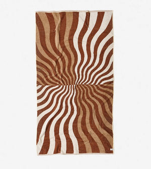 Slowtide Hideout Beach Towel Brown