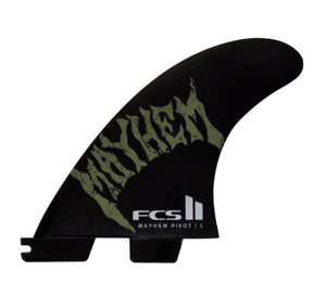 FCS II Mayhem Pivot PC Carbon Small Surfboard Fins