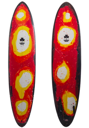 Used 8'0 Greg Mungall Cave Twin Fish Surfboard