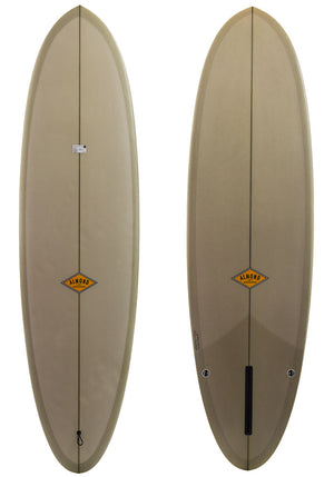 Used 6'4 Almond Pleasant Pheasant Mid Surfboard