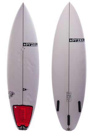 Used Pyzel 6'2 Power Tiger Shortboard Surfboard Futures Boxes
