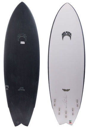 5'6 Pisces Black Sheep Lost Fish Surfboard w FCS II - Rider Shack