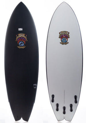 5'7 Pisces Black Sheep Lost Fish Surfboard FCSII - Rider Shack