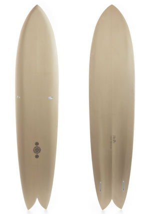 8'8 Skunk Evisu Long Fish Surfboard Futures Twin - Rider Shack