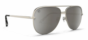 Blenders Shadow Matte Silver Sunglasses - Rider Shack