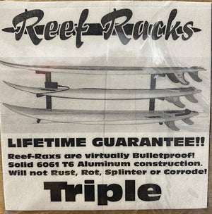 Block Surf Reef Rack Triple Surfboard Rack - Rider Shack