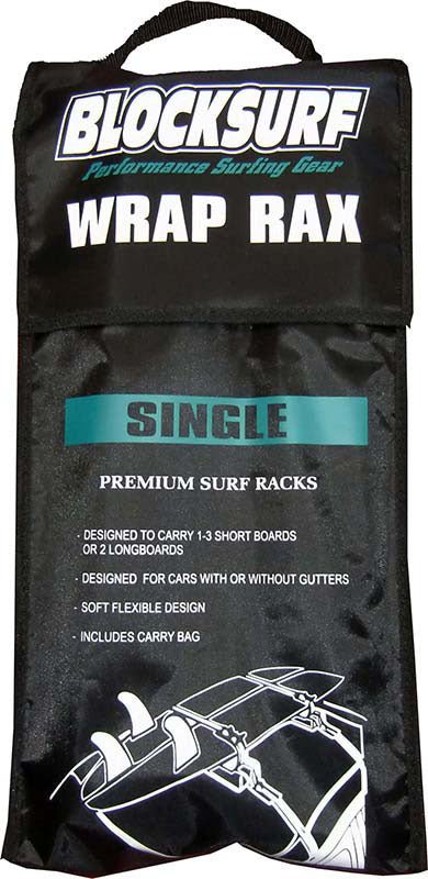Block Wrap Rax Single Soft Car Surfboard Racks - Rider Shack