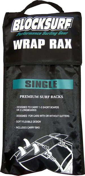 Block Wrap Rax Single Soft Car Surfboard Racks - Rider Shack