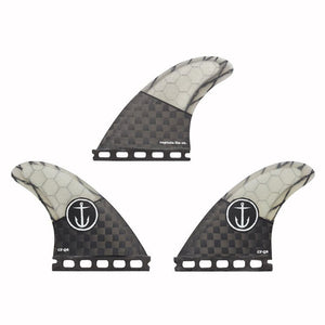 Captian Fin Co. Quickness (Single Tab) Med Thuster Fin Set - Rider Shack