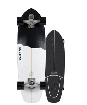 Carver Black Tip 32.5" C7 Surf Skate Complete - Rider Shack