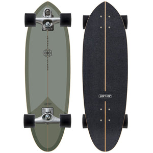 Carver Channel Islands Mid Sage C7 32.5" C7 Surf Skate Complete - Rider Shack