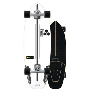 Carver CI Happy CX Raw 30.75" Complete Skateboard - Rider Shack