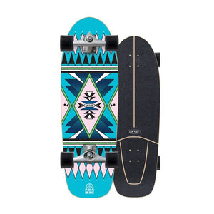 Carver Dine' Skate Garden CX 31.25" Surf Skate Complete With CX Trucks - Rider Shack