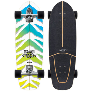 Carver JOB C7 Raw 32" Wave Slayer Complete Skateboard - Rider Shack
