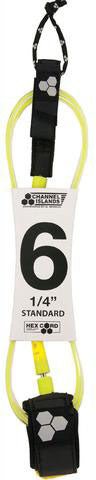 Channel Islands 6' Hex Standard Surfboard Leash - Rider Shack
