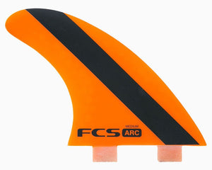 FCS ARC PC Thruster Surfboard Fin Set-Medium (65 - 80Kg / 145 - 175 Lbs) - Rider Shack