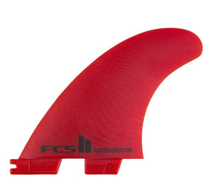 FCS II Accelerator Neo Glass Medium Thruster Surfboard Fin Set - Rider Shack