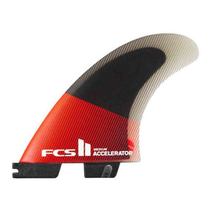 FCS II Accelerator PC Large Thruster Surfboard Fin Set - Rider Shack