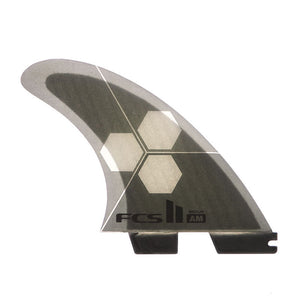 FCS II AM PC Aircore Medium Grey Tri/Quad Surfboard Fins - Rider Shack