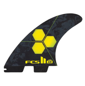FCS II AM PC Large Thruster Surfboard Fins - Rider Shack