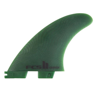 FCS II Carver Eco Neo Glass Medium Thruster Surfboard Fin Set - Rider Shack