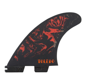FCS II Filipe Toledo Thruster Medium Surfboard Fins - Rider Shack