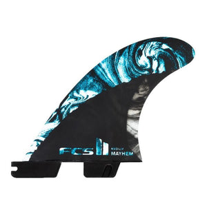 FCS II Jon Pyzel Medium Quad Rear Surfboard Fins - Rider Shack