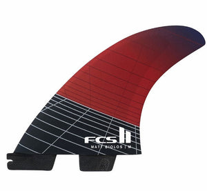 FCS II Matt Biolos Thruster Medium Surfboard Fin Set - Rider Shack