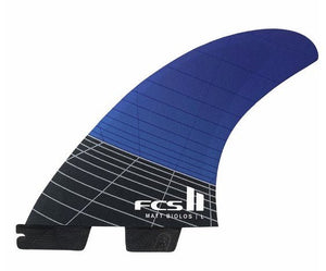 FCS II Matt Biolos Tri-Quad Large Surfboard Fin Set - Rider Shack