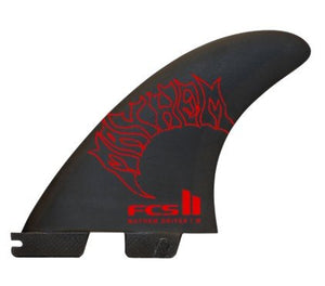 FCS II Mayhem Driver PC Carbon Small Surfboard Fins - Rider Shack